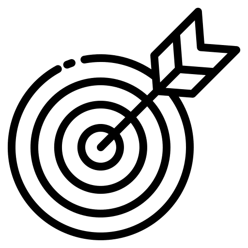 Icon alvo sobre os diferenciais profissionais