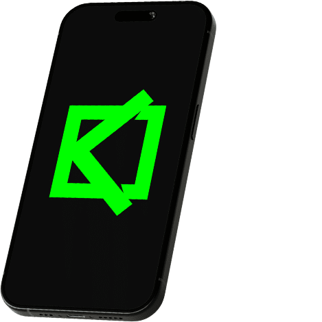 mockup de um celular com a logo do site